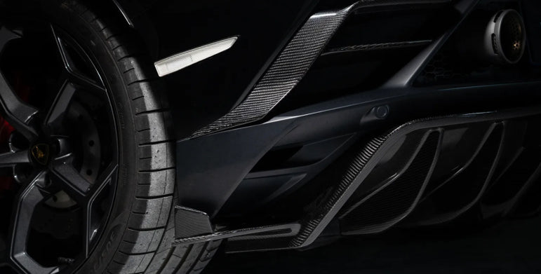 Paktechz Prepreg Carbon Fiber Rear Diffuser - Lamborghini Huracan EVO