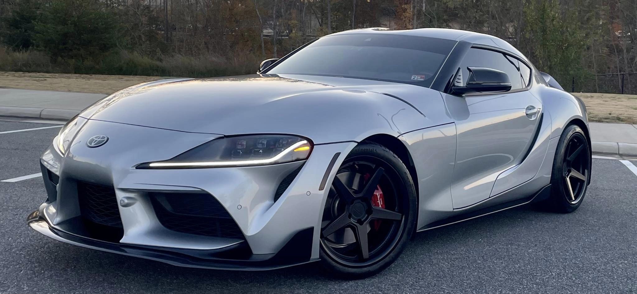 Carbon Fiber Front Lip Splitter extension - Toyota GR Supra