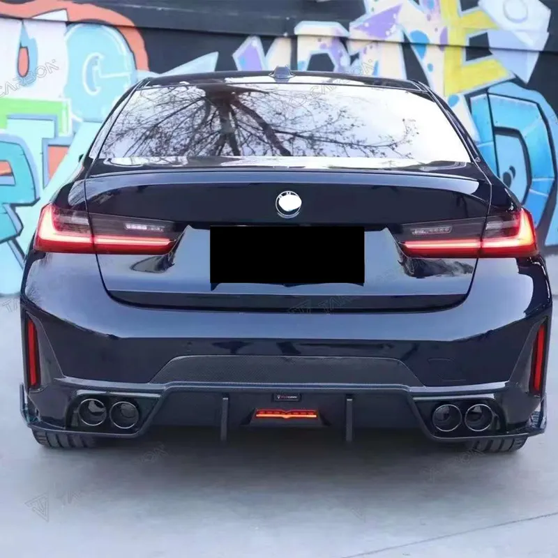 Carbon Fiber Diffuser W/ BrakeLight - BMW G20 LCI 3 Series