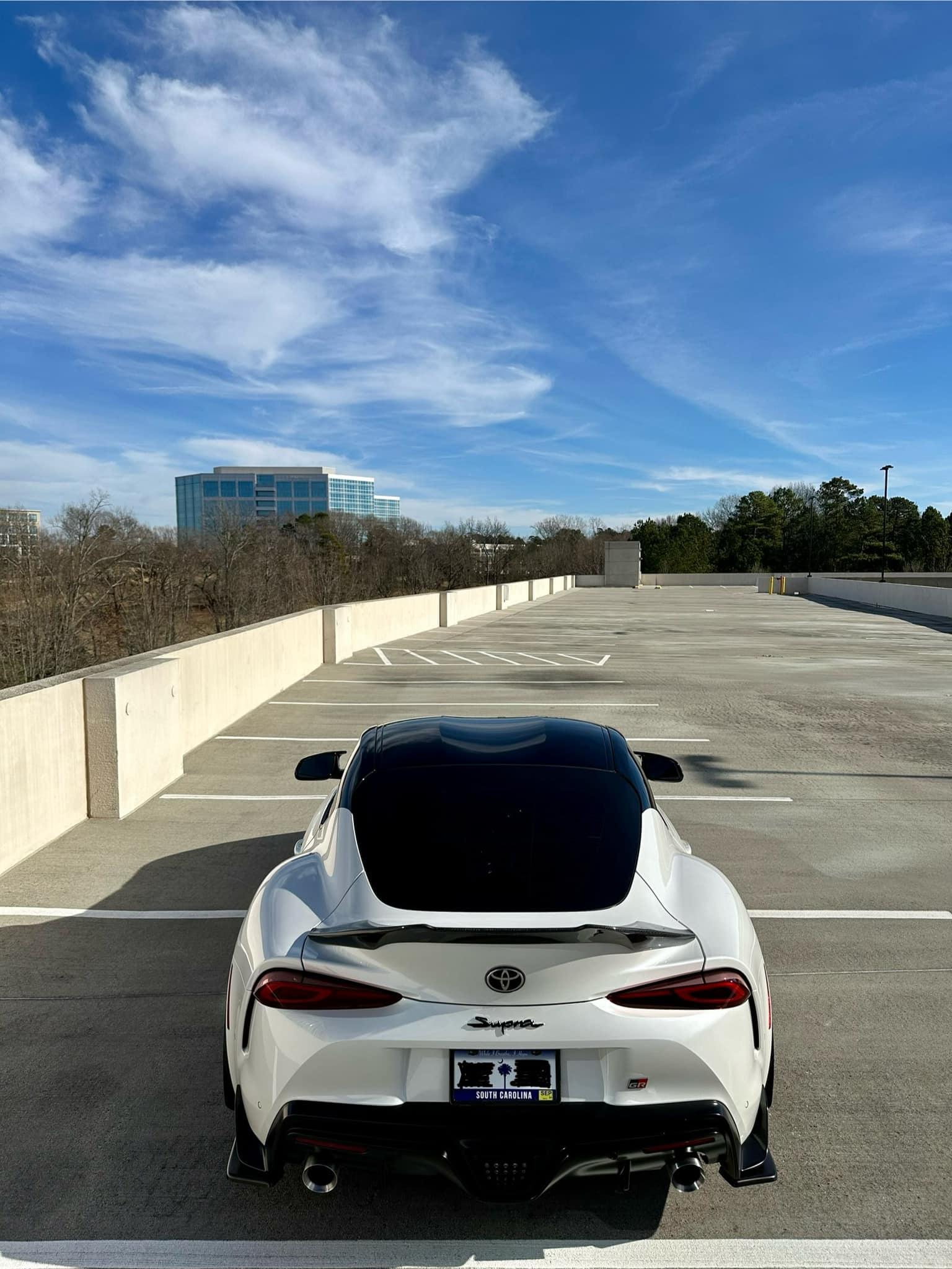 High Kick Carbon Fiber Trunk Spoiler - Toyota A90 Supra 2021-2024