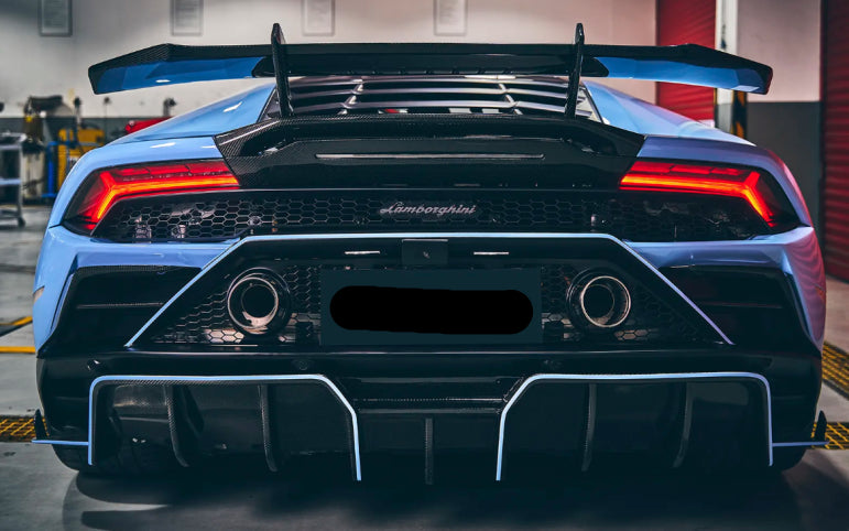 Paktechz Dry Carbon Fiber Spoiler Wing -  Lamborghini Huracan EVO