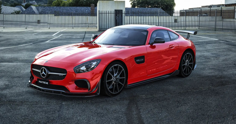 Carbon Fiber Paktechz Front Lip V1 - Mercedes AMG GT/GTS