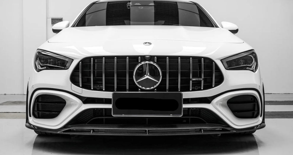 Paktechz Prepreg Dry Carbon Fiber Front Splitter Lip - Mercedes Benz W118 C118 AMG CLA45S