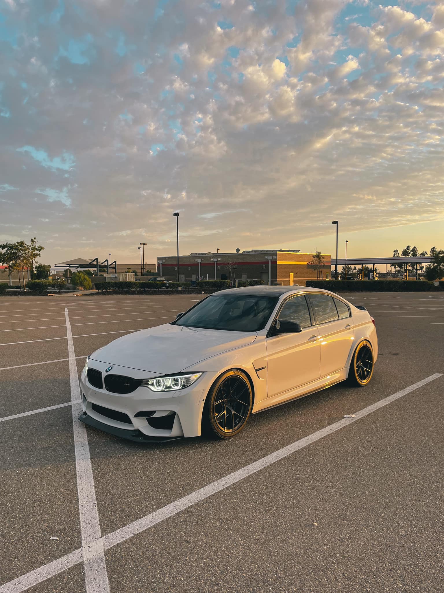 GTS Carbon Fiber Front Lip 2pc - BMW F80 M3 & F82 / F83 M4