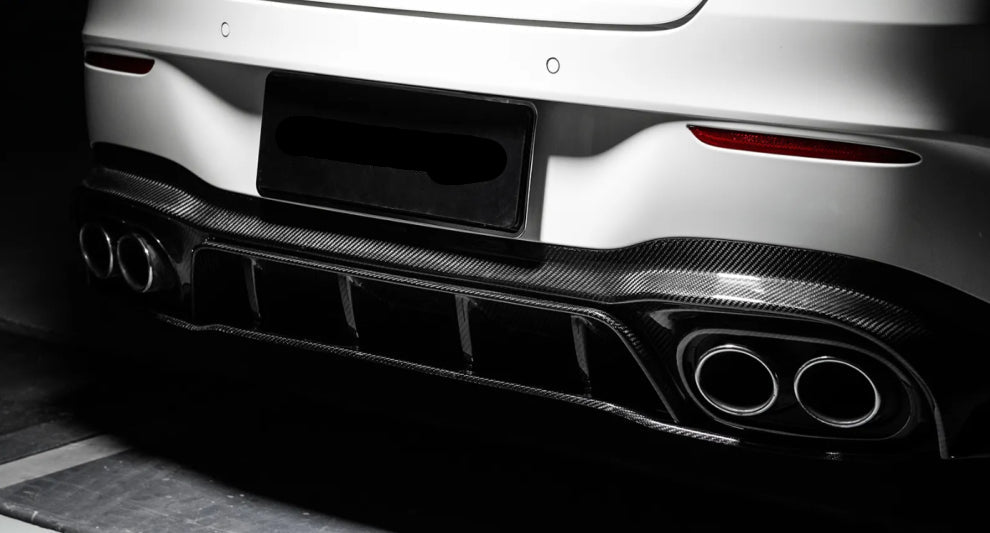 Paktechz Prepreg Dry Carbon Fiber Rear Diffuser -  Mercedes Benz W118 C118 CLA Class AMG CLA35 CLA45S