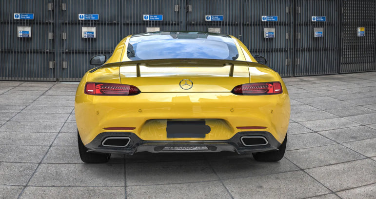 Paktechz Carbon Fiber Rear Wing V2  - Mercedes Benz AMG GT GTS GTC C190