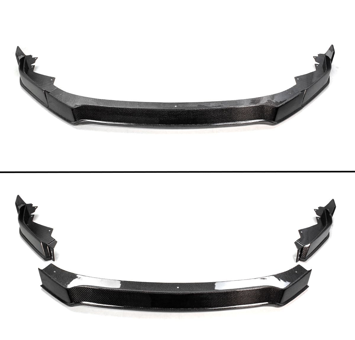 RS Style Carbon Fiber Front Lip (3pc) - Subaru BRZ