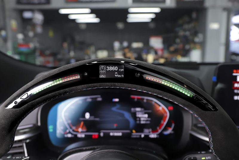 M Performance Carbon Fiber Full Alcantara Steering Wheel w/ LED- BMW F Chassis