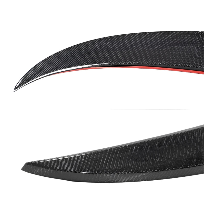 H Style Carbon Fiber Rear Trunk Spoiler - Honda Civic Type R 11th Gen