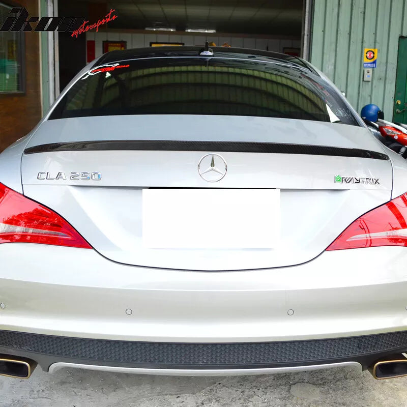 Carbon Fiber AMG Style  Trunk Spoiler - 14-18 Mercedes Benz C117 W117 CLA Class