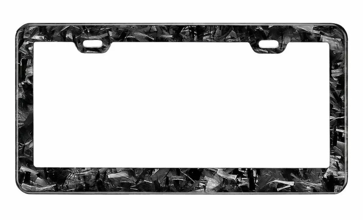 Forged Carbon Fiber Universal License Plate Frame