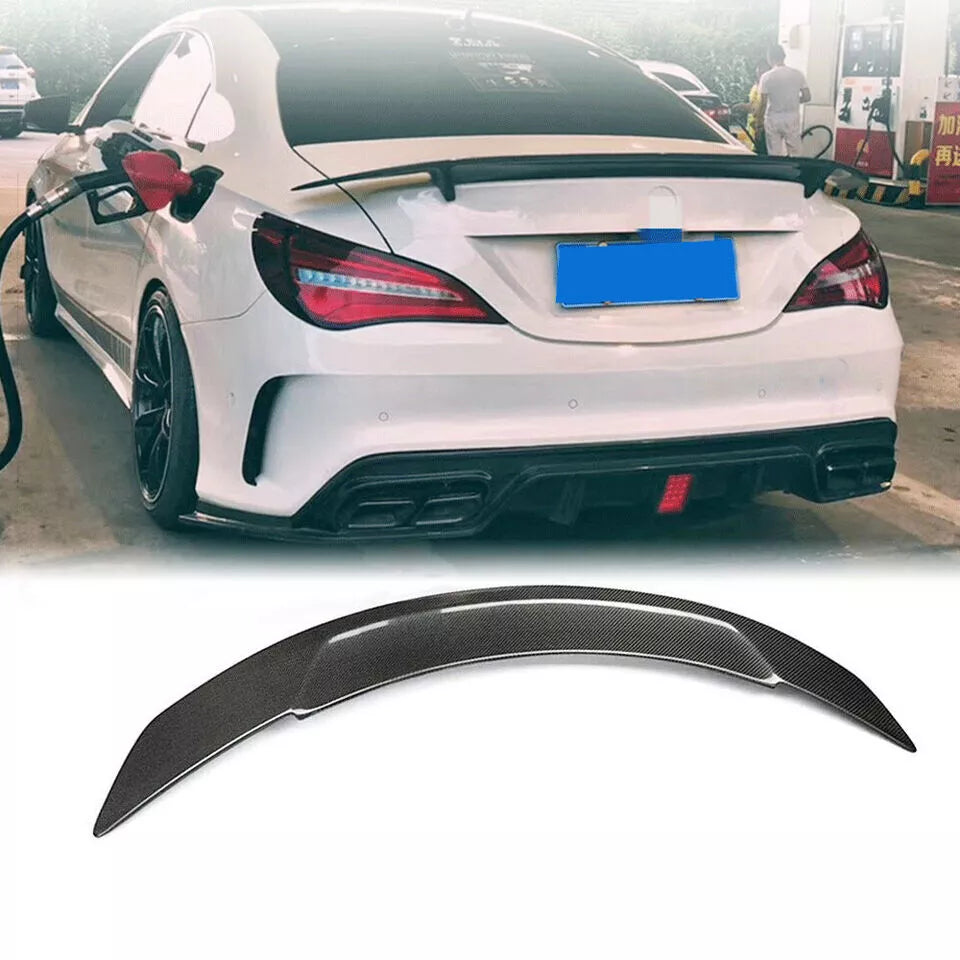 Carbon Fiber Rear Spoiler Wing - Mercedes Benz W117 C117 CLA250 CLA45 AMG 2013-19