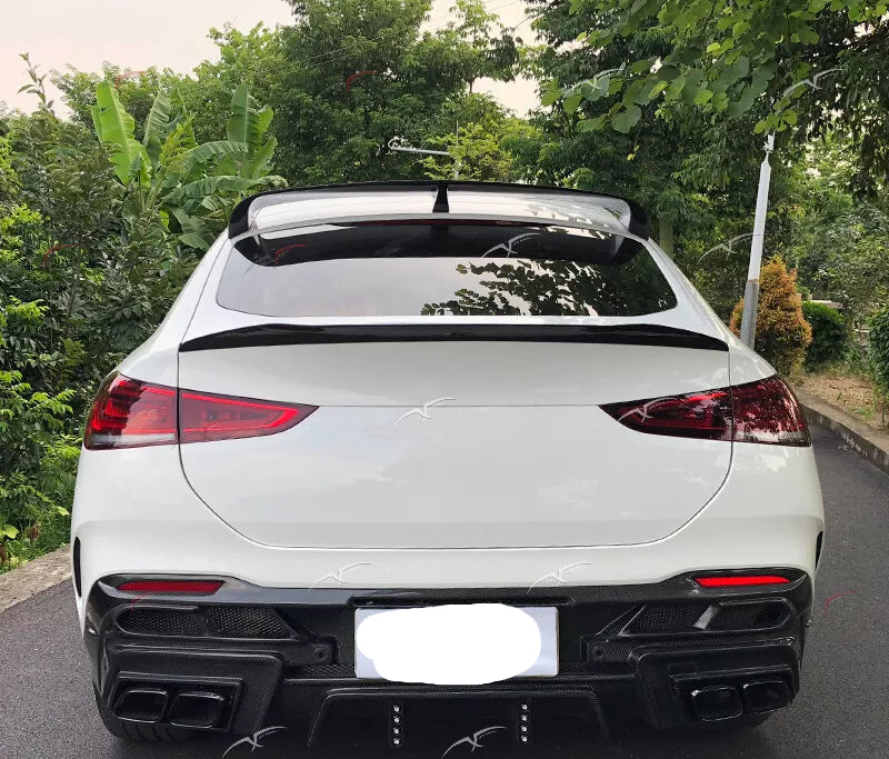 Carbon Fiber Rear Window Roof Spoiler - Mercedes Benz GLE Class Coupe