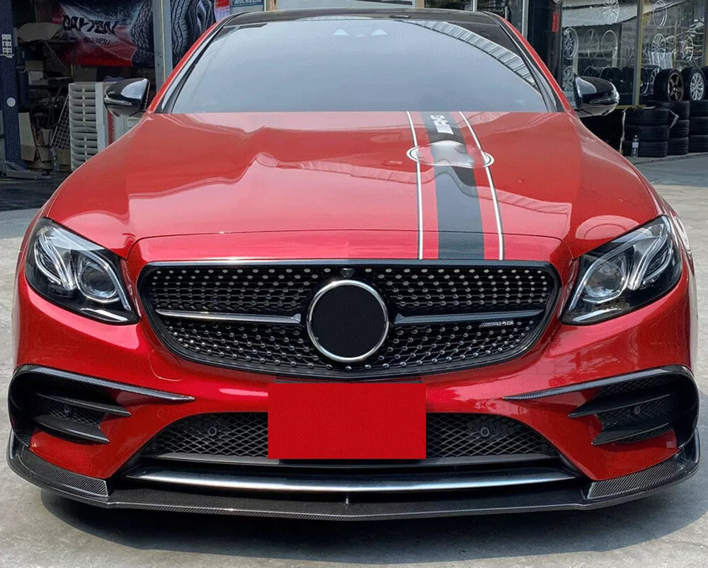 Carbon Fiber FD Style Front Lip- Mercedes Benz E-Class W213 2016-2019