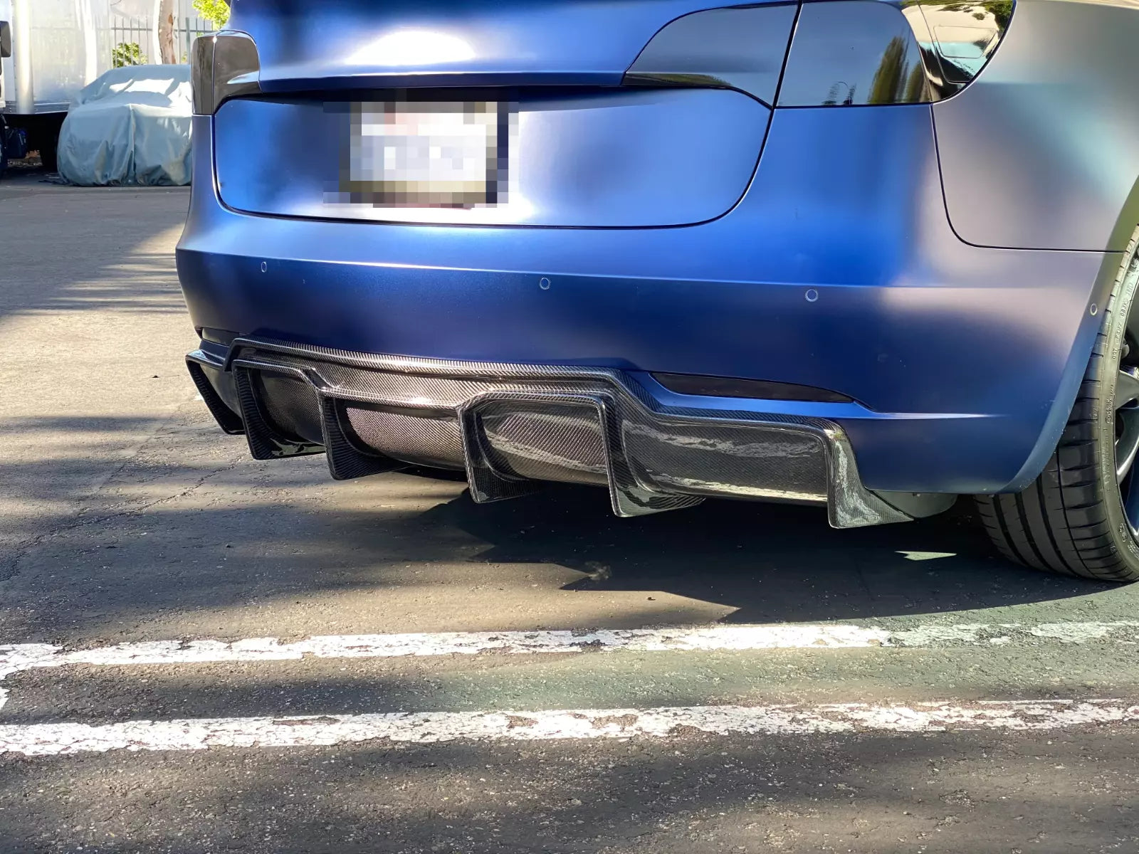 Carbon Fiber Rear Diffuser - Tesla Model 3