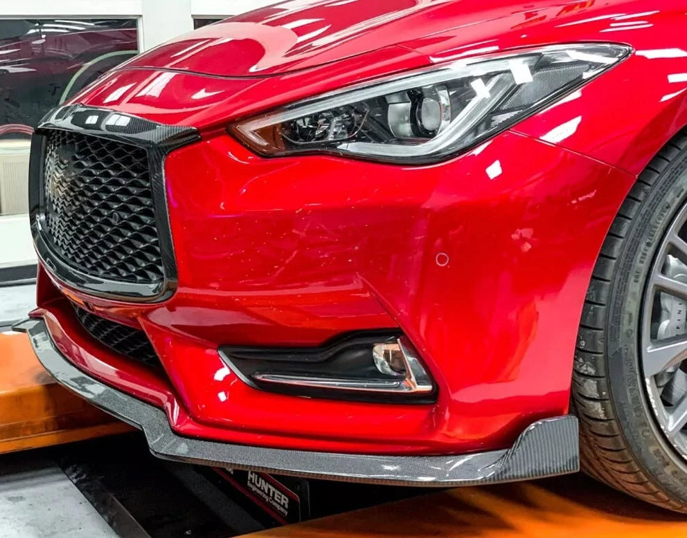 Carbon Fiber Front Lip - Infiniti Q60 2016-2022