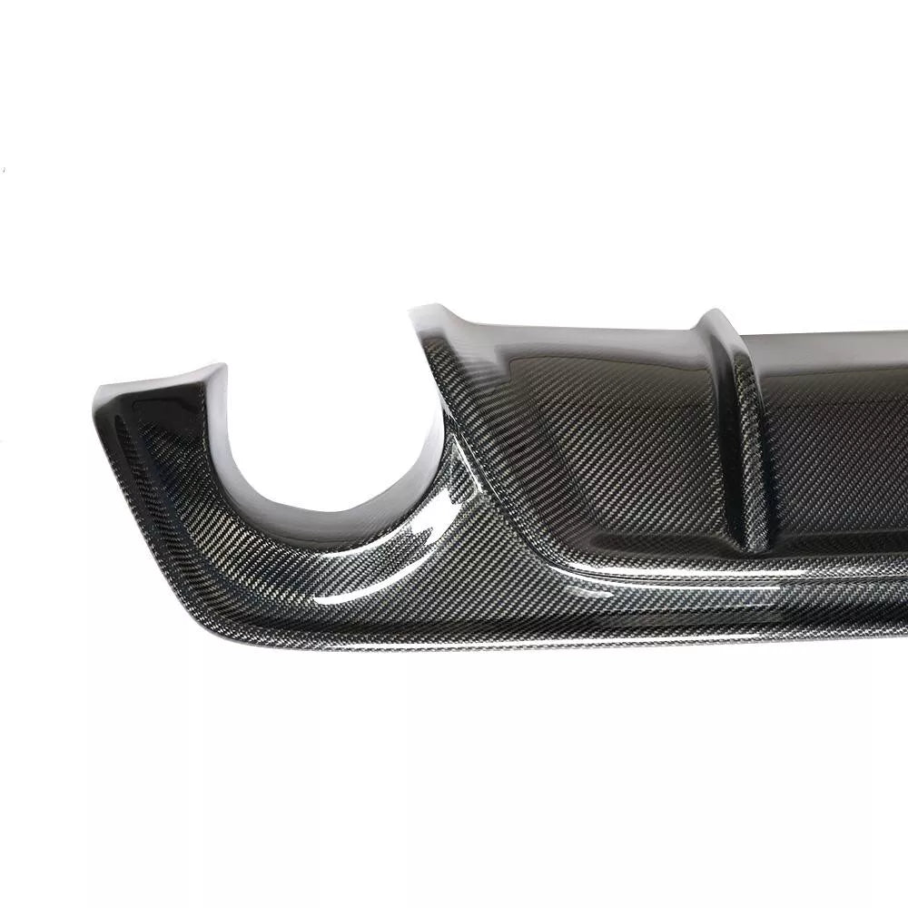 Carbon Fiber Rear Diffuser W/ LED -  Infiniti Q50 Q50S 18-24