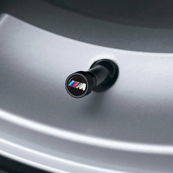 BMW M Sport Wheel Tire Air Valve Caps Stem