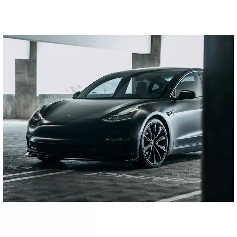 Carbon Fiber R Style Front Lip - Tesla model 3