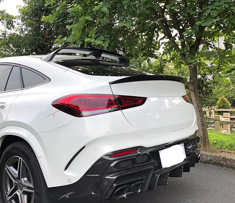 Carbon Fiber Rear Window Roof Spoiler - Mercedes Benz GLE Class Coupe