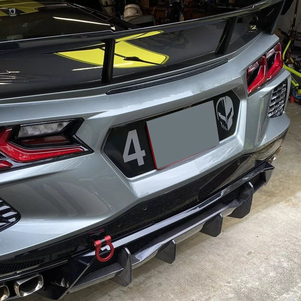 Carbon Fiber Rear Diffuser - Chevrolet Corvette C8