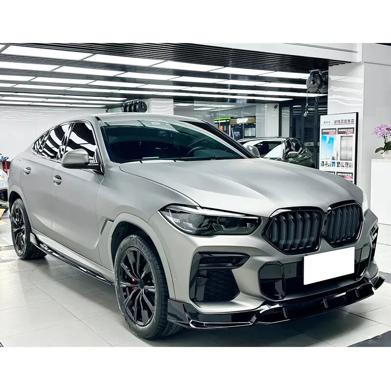 Gloss Black Front Lip - BMW X6 G06 M Sport