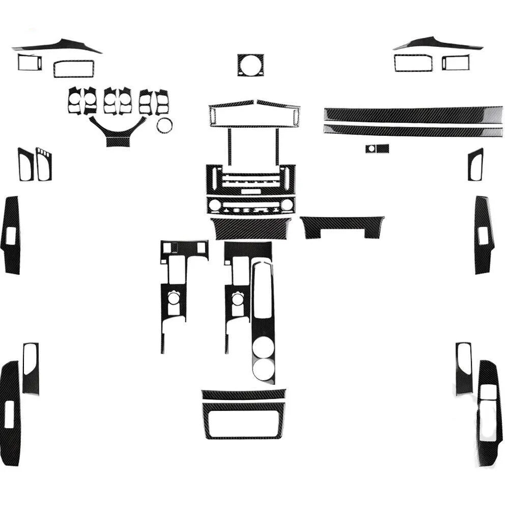 Carbon Fiber Interior Full Set Cover Trim - Lexus IS250 IS300 IS350