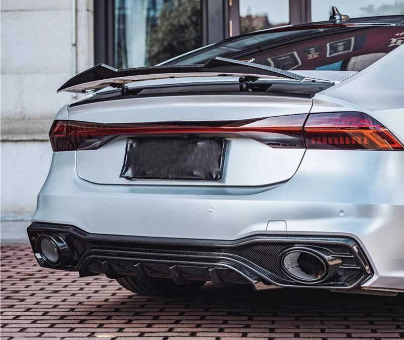 V Style Carbon Fiber Spoiler - Audi RS7/S7/A7