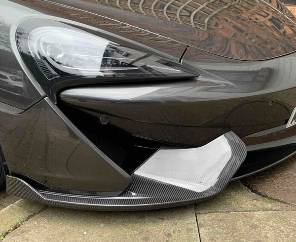 Dry Carbon Fiber Front Bumper Splitter -  McLaren 570S GT