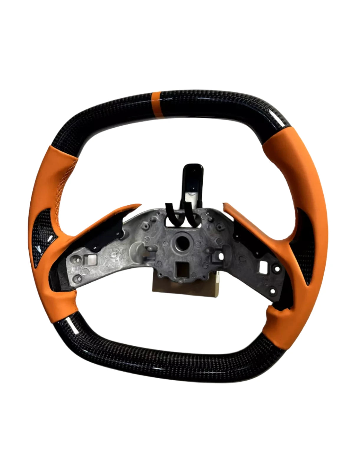 Carbon Fiber Steering Wheel W/ Orange Grip - Corvette C8