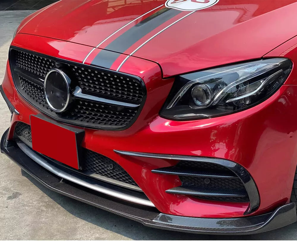 Carbon Fiber FD Style Front Lip- Mercedes Benz E-Class W213 2016-2019