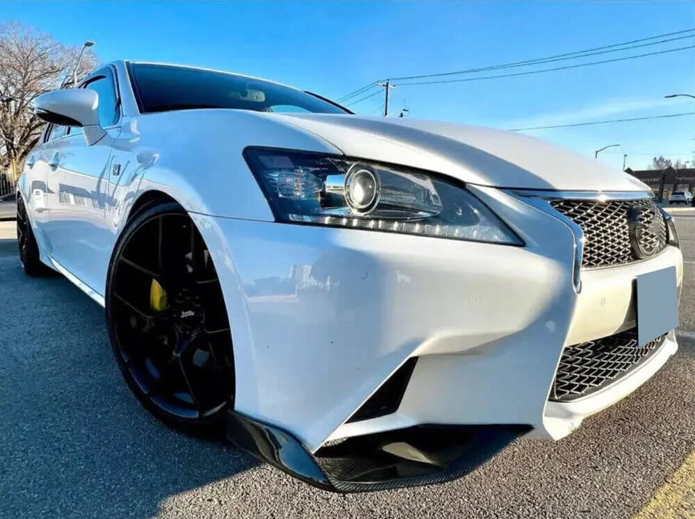 Carbon Fiber Front Splitters - Lexus GS350 F-Sport