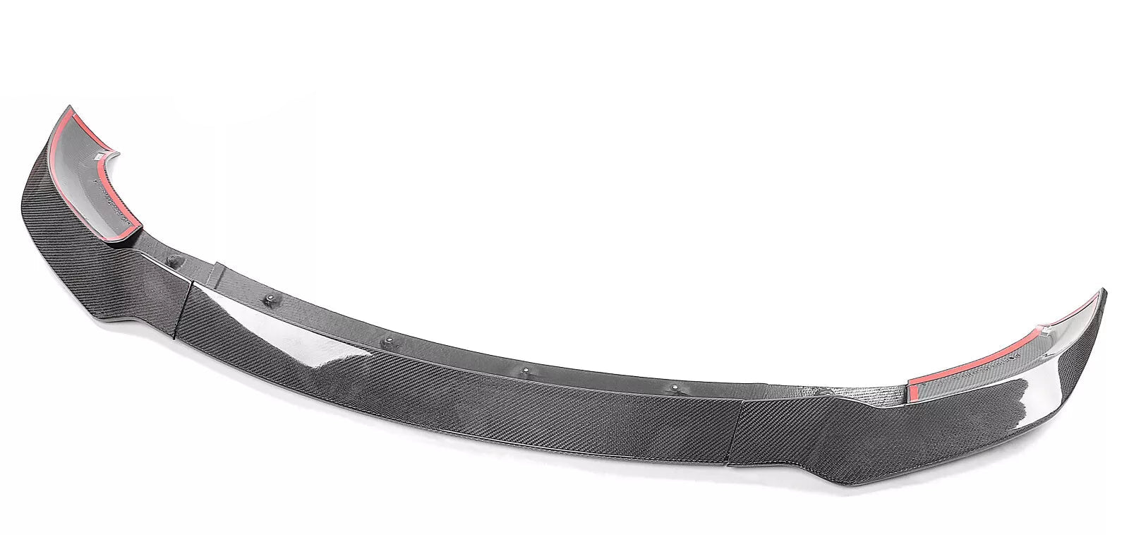 Carbon Fiber Front Lip (3pc) -  17-23 Tesla Model 3 Track Pack