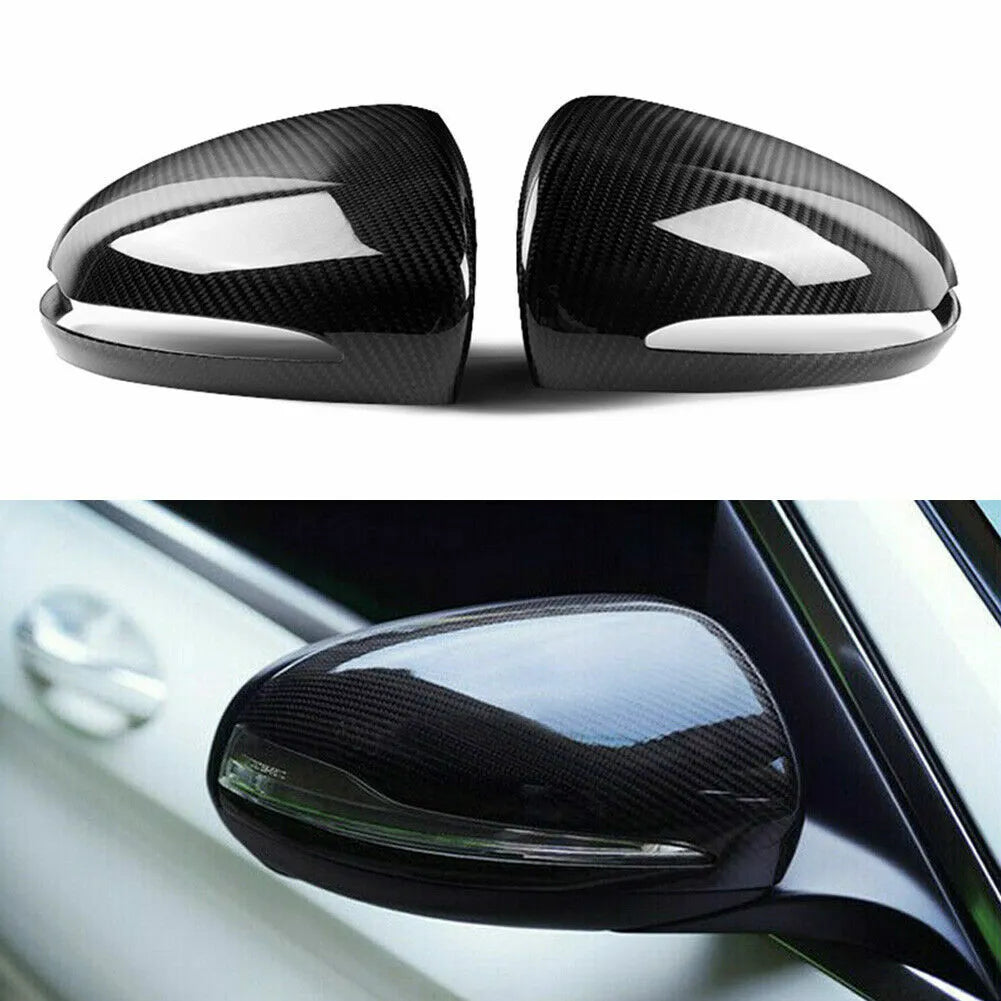 Carbon Fiber Side Mirror Cover - Mercedes Benz C/E/S/GLC Class