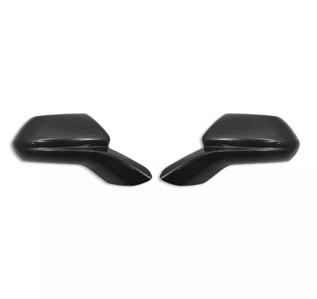 Carbon Fiber Mirror Cover Caps Overlay - 2016-2022 Chevy Camaro SS RS ZL1