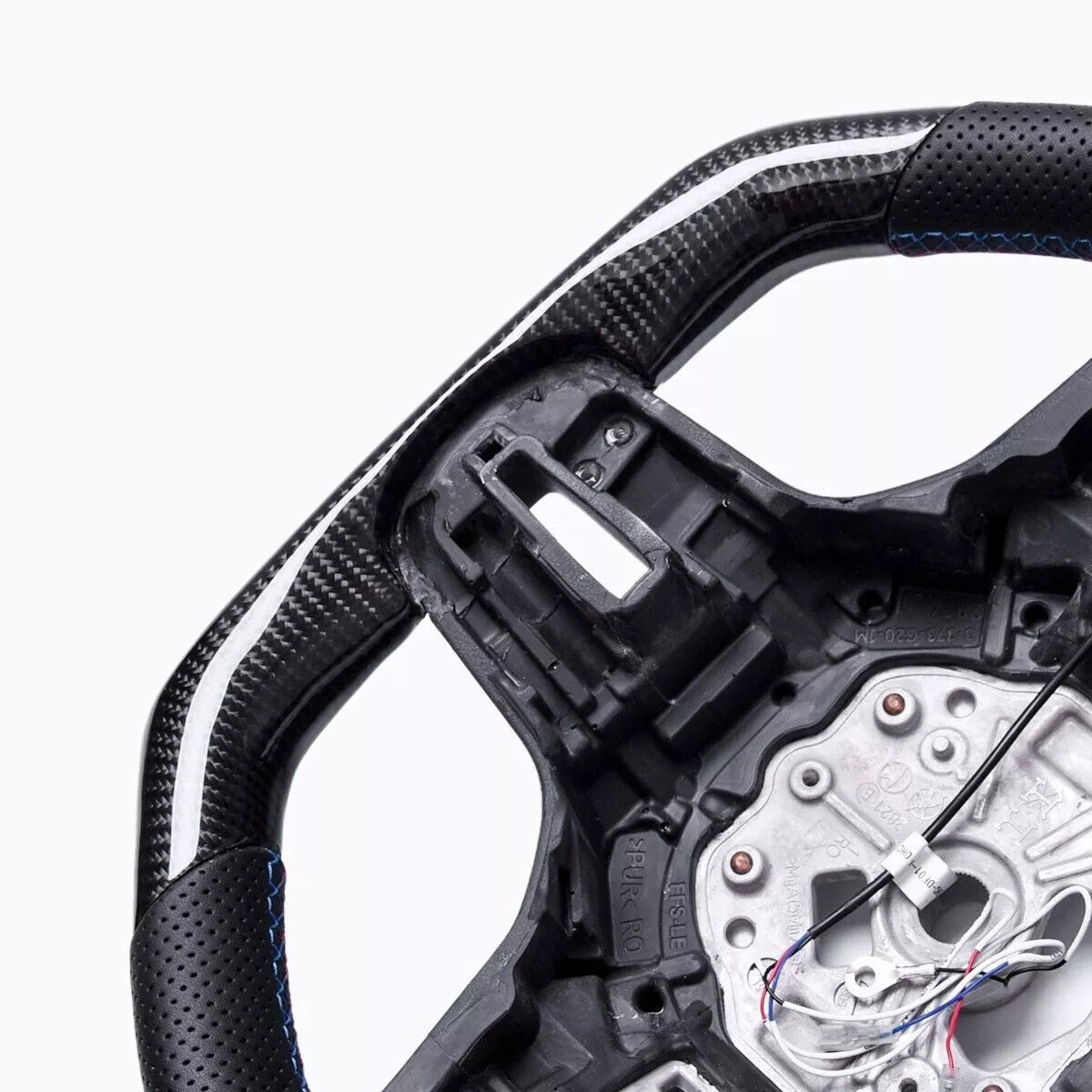 Carbon Fiber Steering Wheel w/ LED - BMW G Chassis