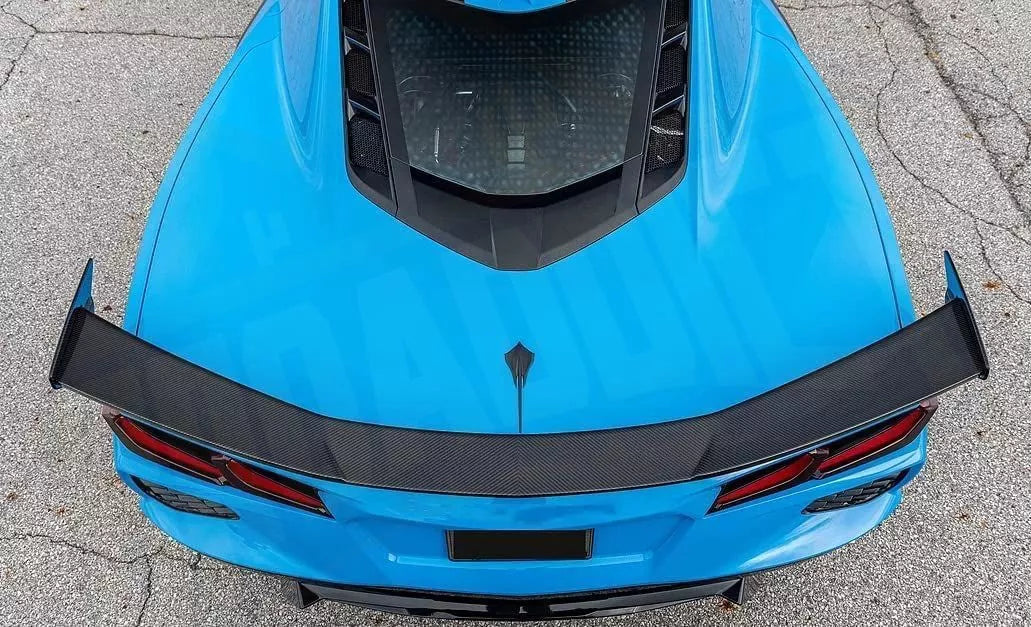 Carbon Fiber Rear Wing - Chevrolet Corvette C8