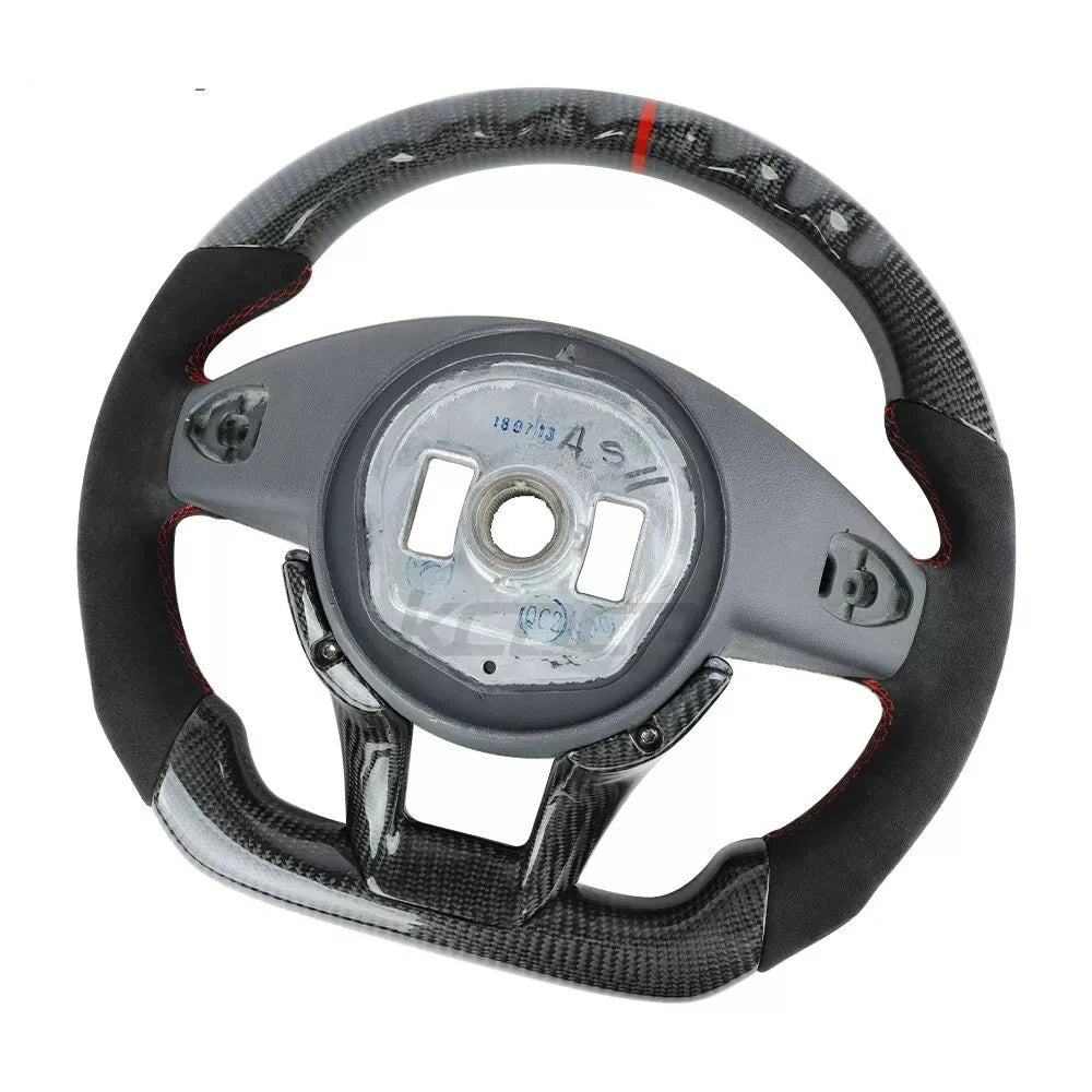 Carbon Fiber Steering Wheel w/ Stripe - Mercedes Benz G-Class