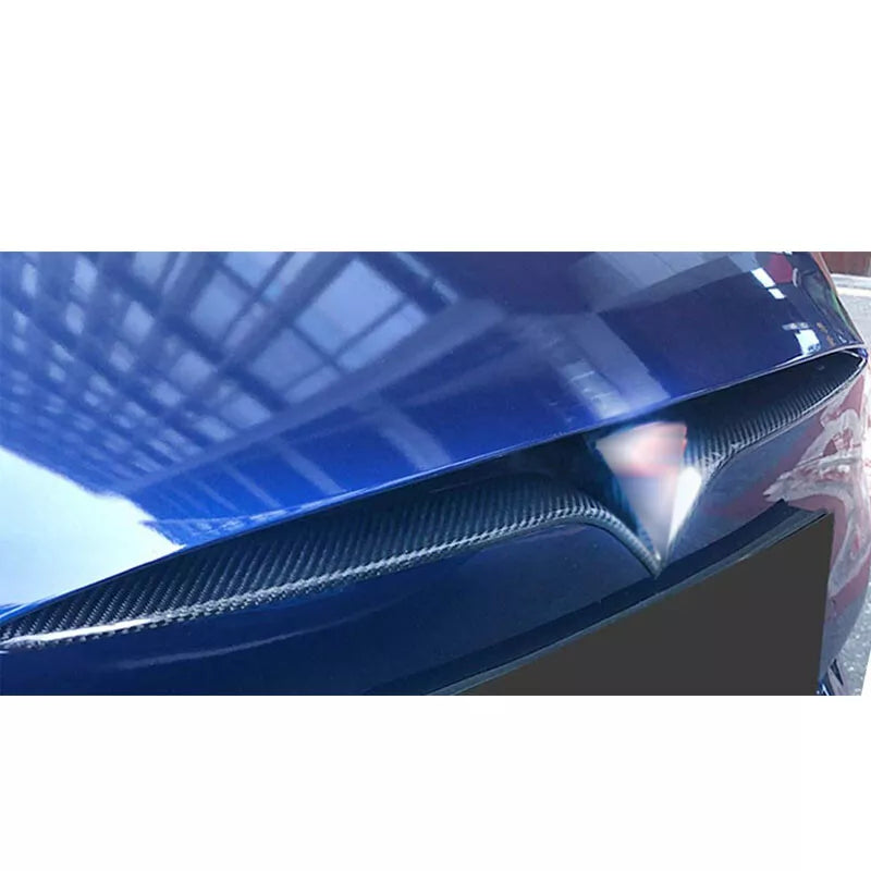 Carbon Fiber Front Bumper Grille Cover - Tesla Model S