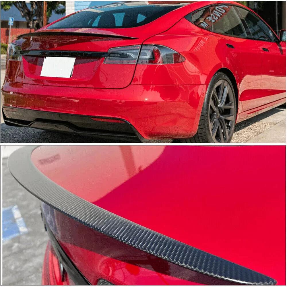 Carbon Fiber Rear Performance Spoiler - Tesla Model S