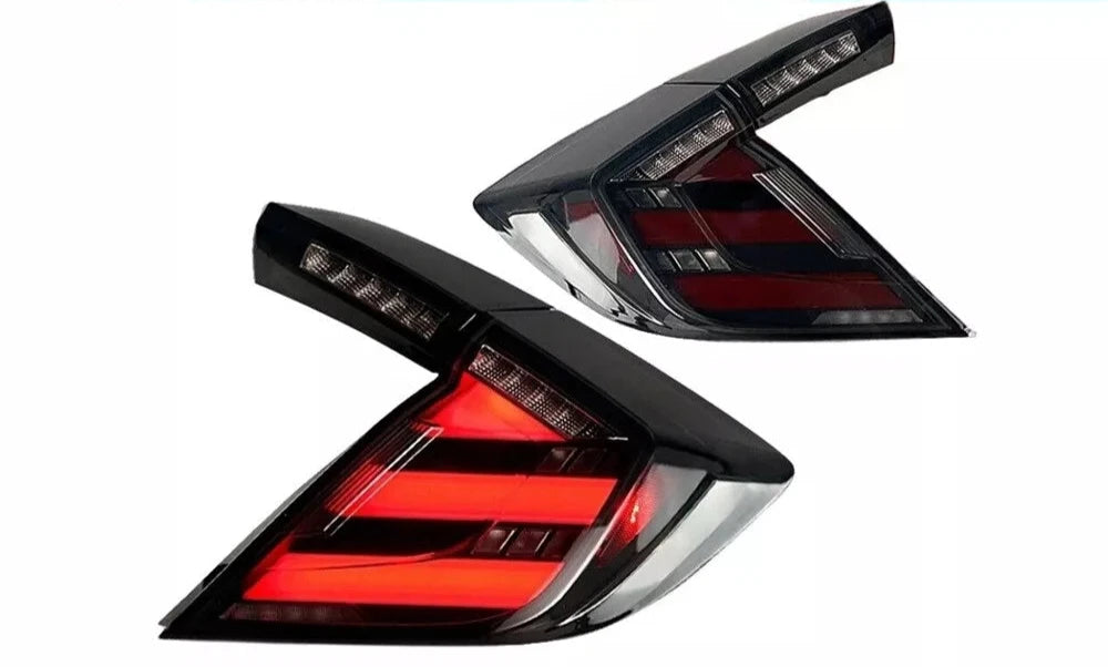 V3 Smoked LED Tail Lights Set - Honda Civic Hatchback/Type R 2016-2021