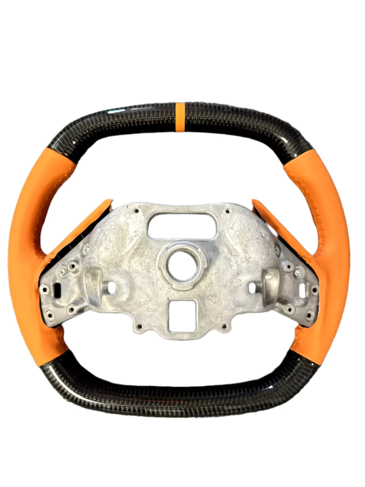 Carbon Fiber Steering Wheel W/ Orange Grip - Corvette C8