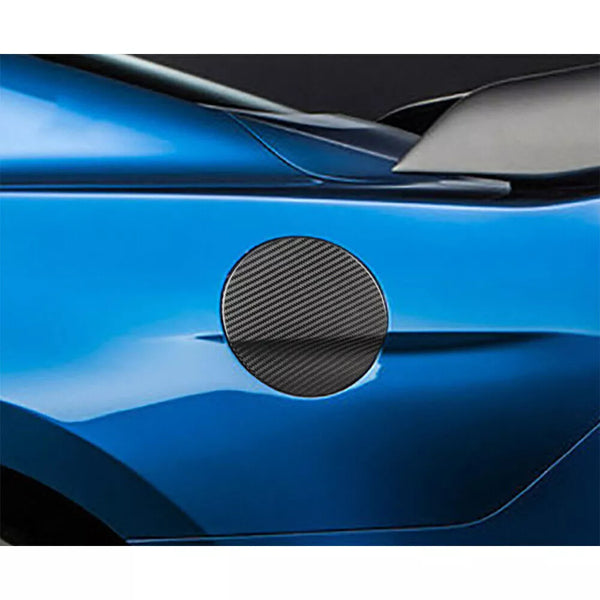 Carbon Fiber Fuel Tank Cap Oil Gas Cover Trim - Ford Mustang 2015-22