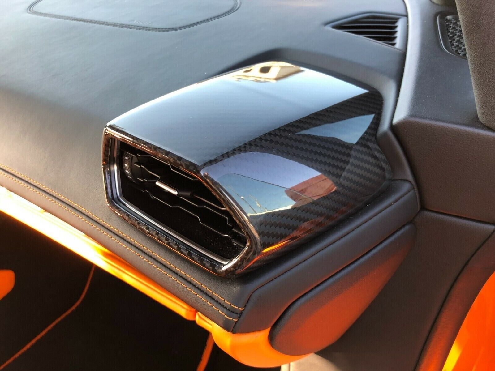 Dry Carbon Fiber Air Vent AC Trims - Lamborghini Huracan