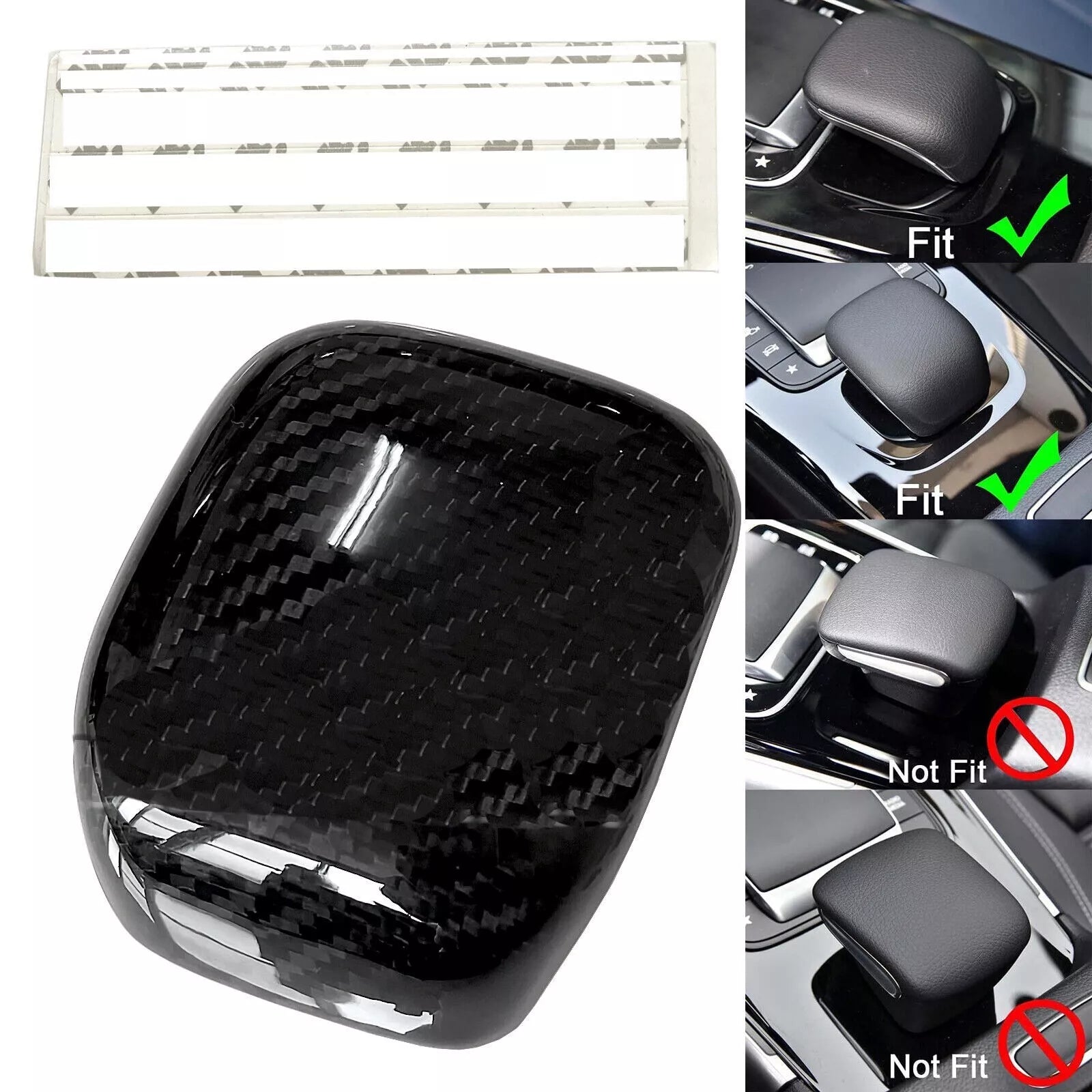 Carbon Fiber Media Knob Handle Cover - 2020-2025 C118 CLA250 CLA35