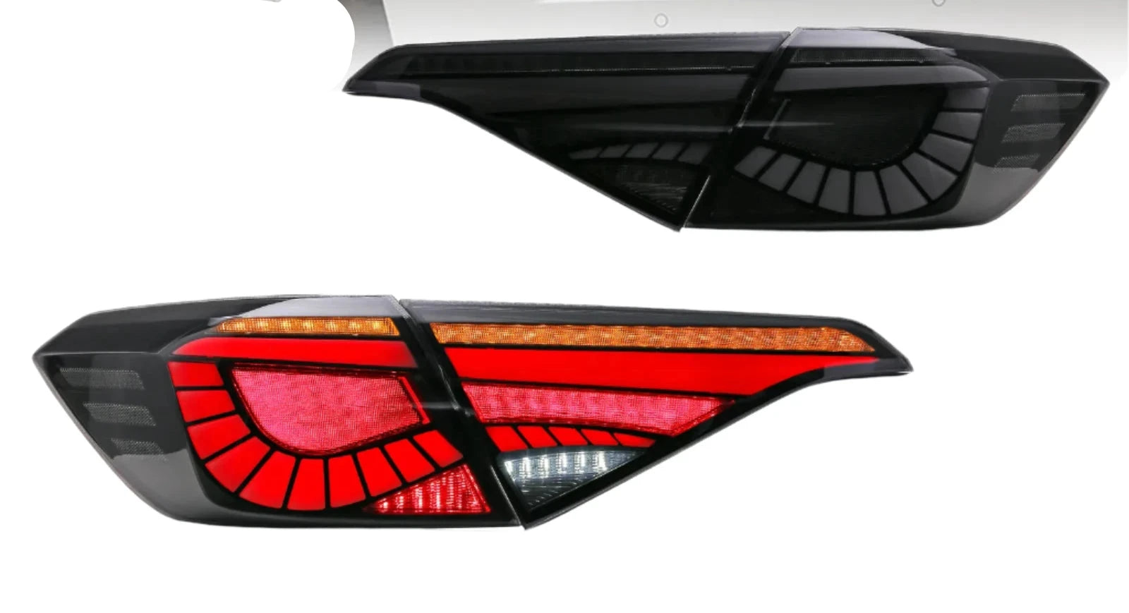 GTS Style LED Sequential Rear Tail Lights Set  - Honda Civic 11th Sedan Gen 2022-2024