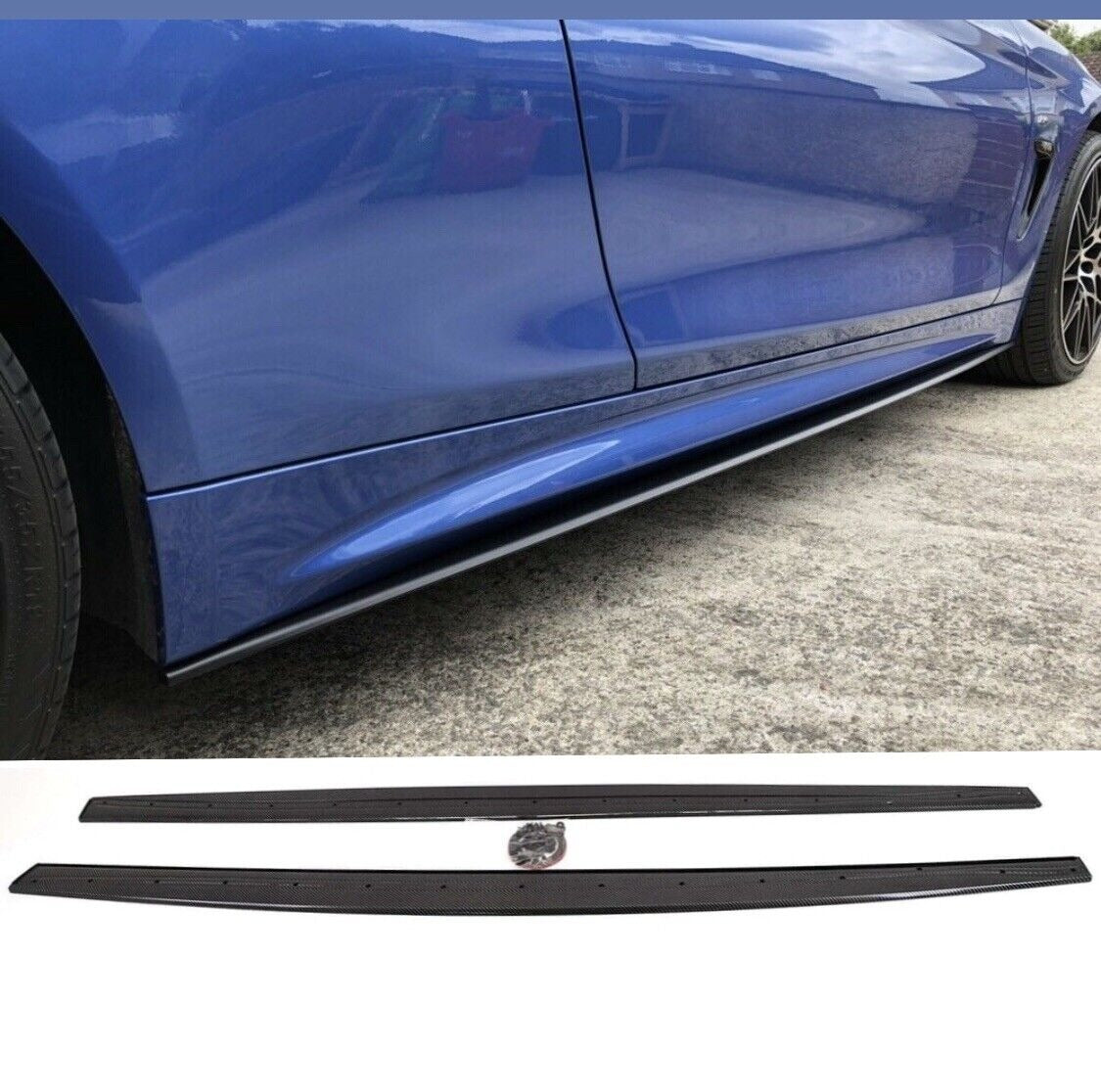 ABS Gloss Black MP Style Side Skirts - BMW F32/F33/F36 4 Series