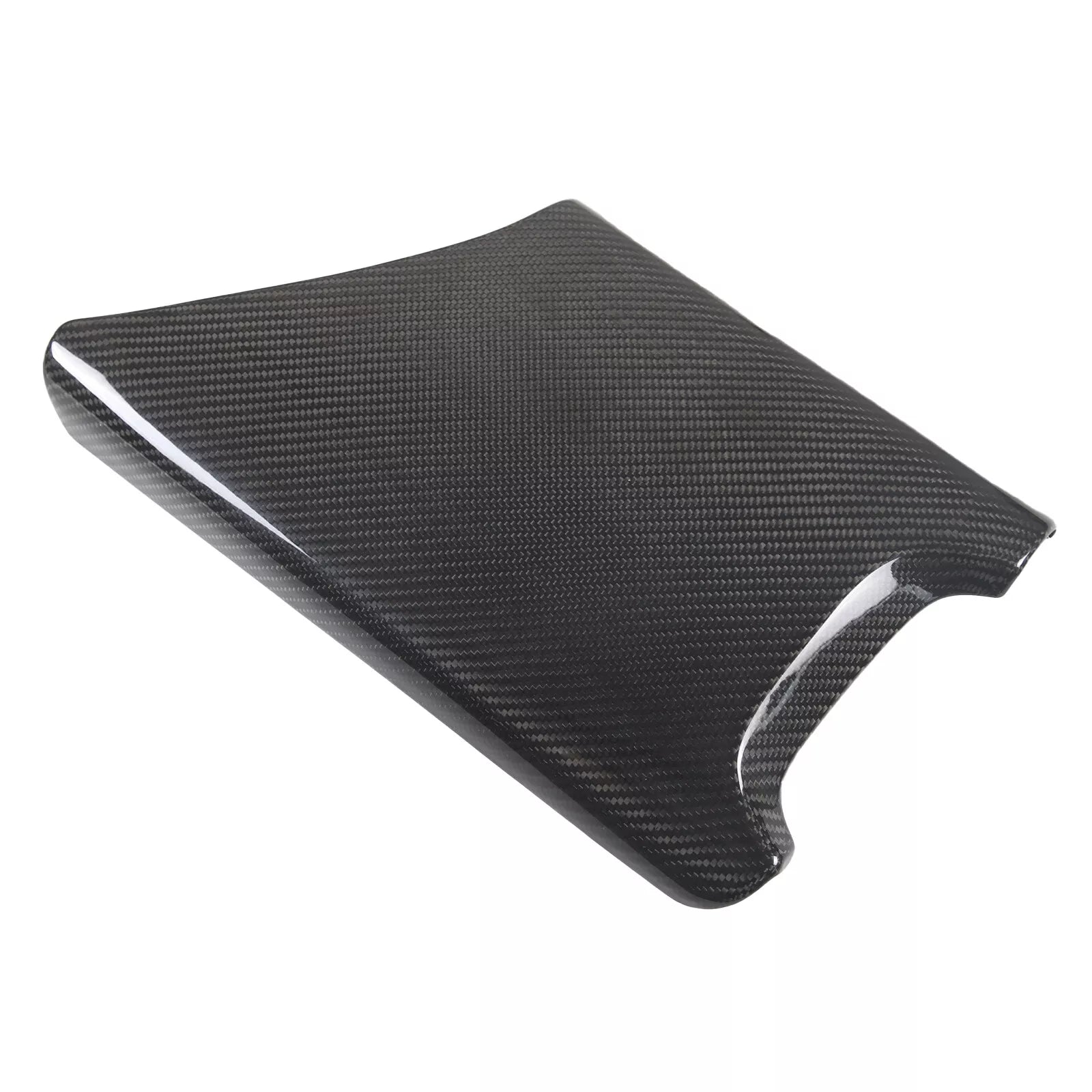 Carbon Fiber Armrest Console Box Cover - Corvette C8