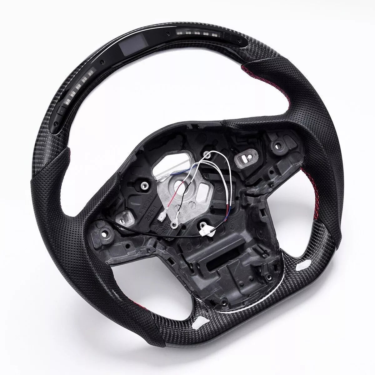 Carbon Fiber Steering Wheel W/ LED - 2019-2024 Supra