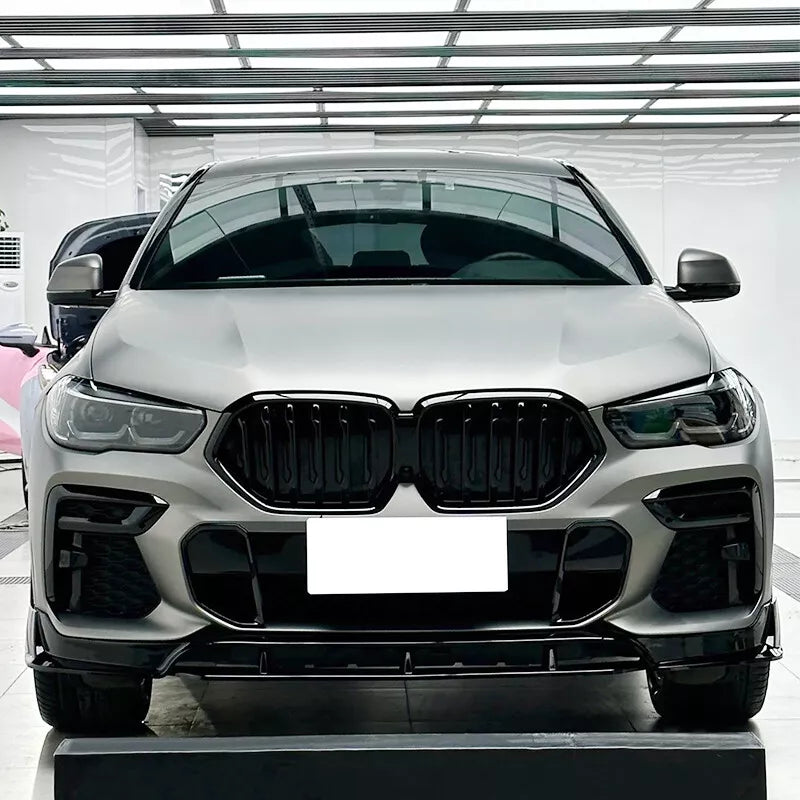 Gloss Black Front Lip - BMW X6 G06 M Sport